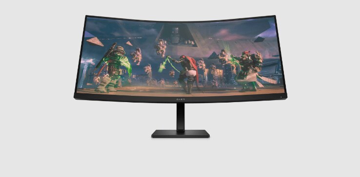 Monitor WQHD curvo 165 Hz para gaming OMEN by HP (34 pol.) - OMEN 34c